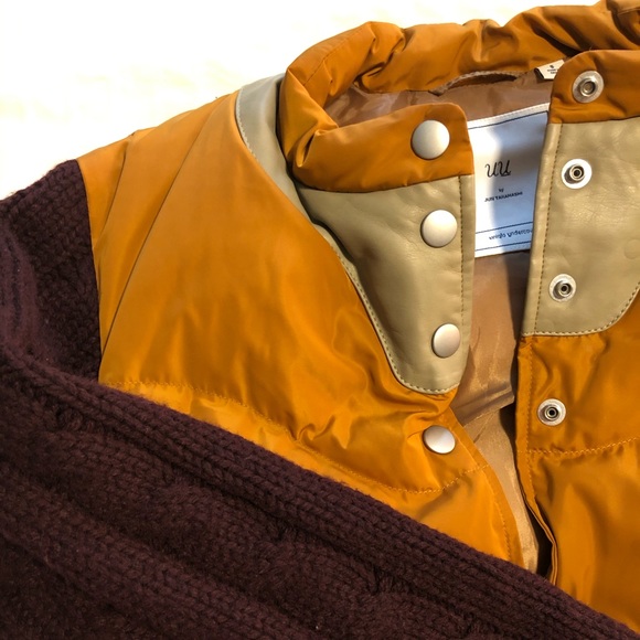 UNIQLO Down Jacket with Wool Sleeves - Picture 2 of 4